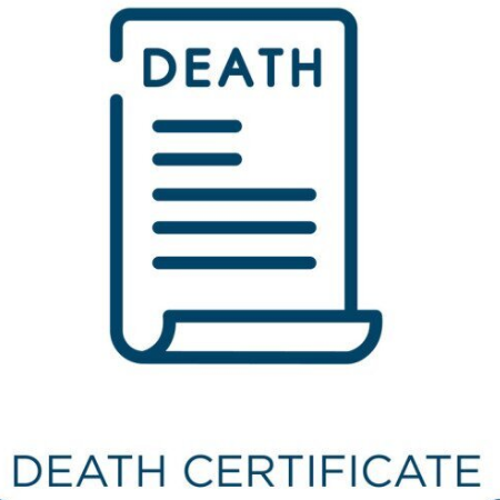 death certificate icon